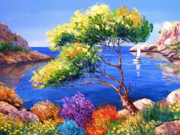 impressionism landscape Painting - PLS48 impressionism landscapes garden